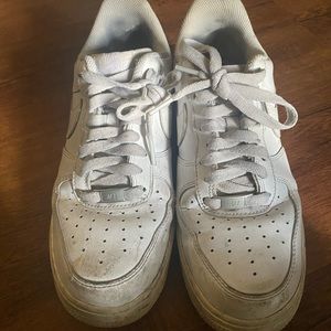 Nike Air Force ones.    9.5 woman’s 8 men